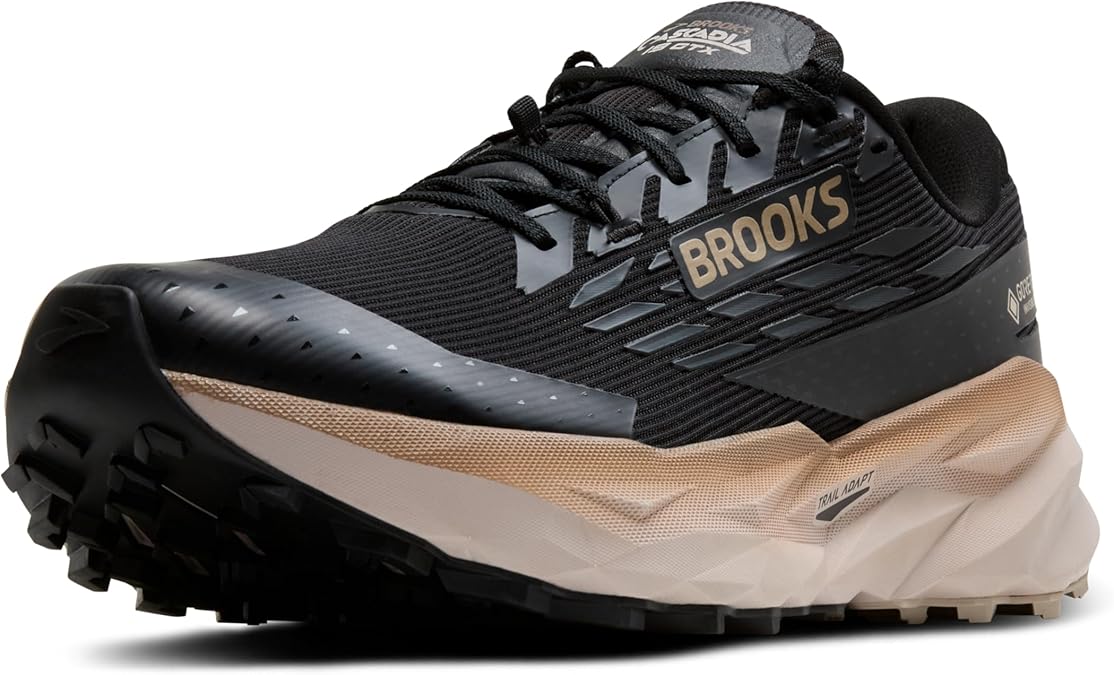 Brooks Mens Cascadia 19 GTX Waterproof Mountain Trail Running Shoe