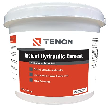 Tenon Instant Hydraulic Cement, 10 Pounds