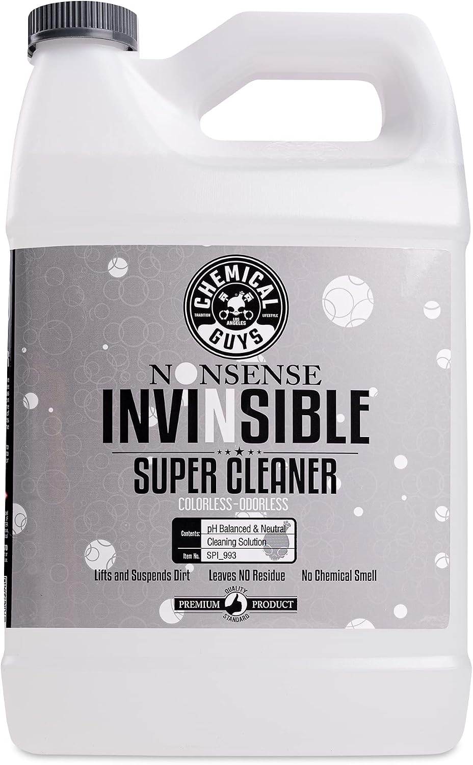 Chemical Guys SPI_993 Nonsense All Surface Cleaner Works on Vinyl, Rubber, Plastic, Carpet Safe for Home, Garage, Cars, Trucks, SUVs, Jeeps, Motorcycles, RVs, 128 fl. Oz 1 Gallon, Unscented