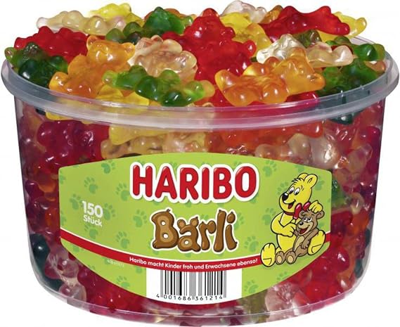 Haribo Baerli ( Bears )Tub -150 pcs