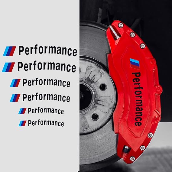 Brake Caliper Sticker Compatible with 1 2 3 4 5 6 7 Series (Brake Caliper Sticker-Black)