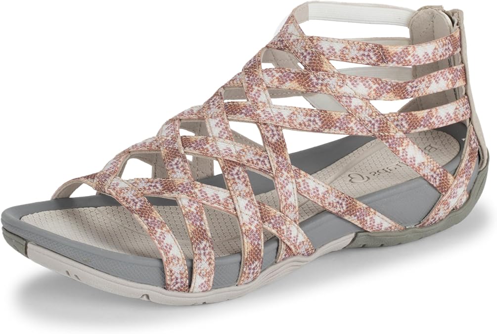 BareTraps SAMINA Women's Sandals & Flip Flops Ice Multi Snake Size 6.5 M (BT28760)