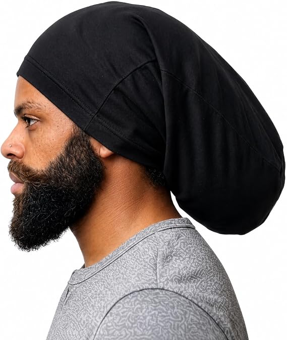Loc Caps 2 Pack, Spandex Dread Cap for Dreadlocks, Men & Women