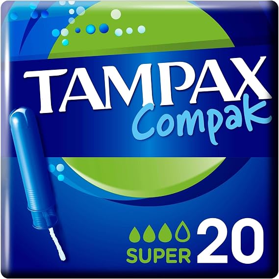 Tampax Compak Tampon Super Aplikatörlü 20 Adet