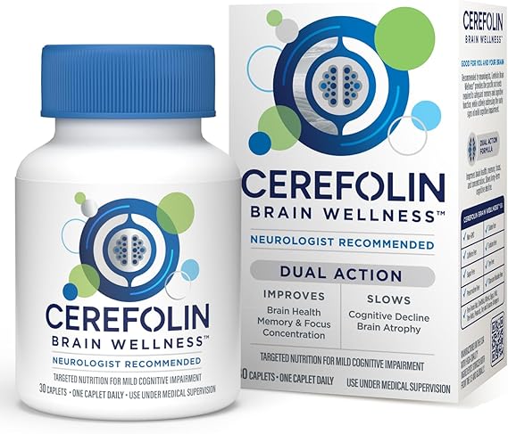 Cerefolin Brain Wellness, Targeted Nutrition for Cognitive Support, 30 Ct