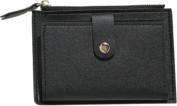 Ladies Purse Women Wallet Multi Card Slot Smooth Zipper Faux Leather Small Size Fine Texture Short Wallet for Shopping Women Wallet Block Wallet
