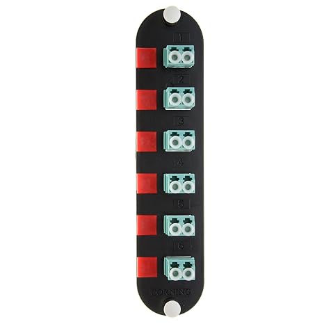 CCH-CP12-E4 - Corning CCH Panel, LC Duplex, 12 F, Multimode (OM3/OM4)