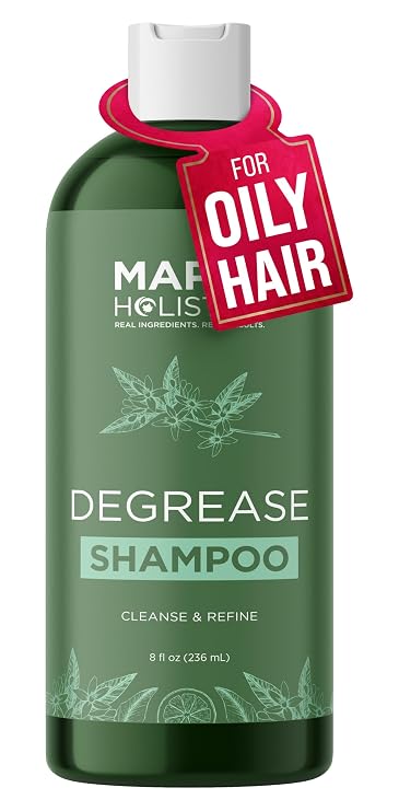 Clarifying Shampoo for Build Up and Oily Hair - Deep Cleansing Shampoo with Rosemary - Refreshing Lemon for Greasy Hair & Jojoba Oil for Scalp Cleanser - Anti Residue Shampoo for Healthy Scalp - 8 Oz