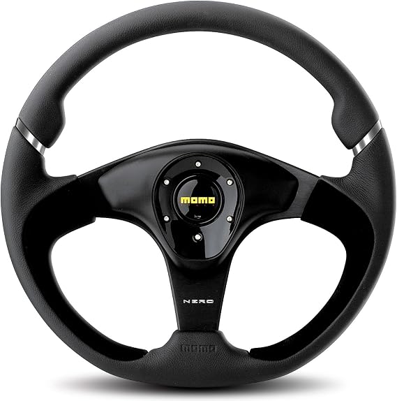 Momo NER35BK0B Nero 350 mm Leather Steering Wheel