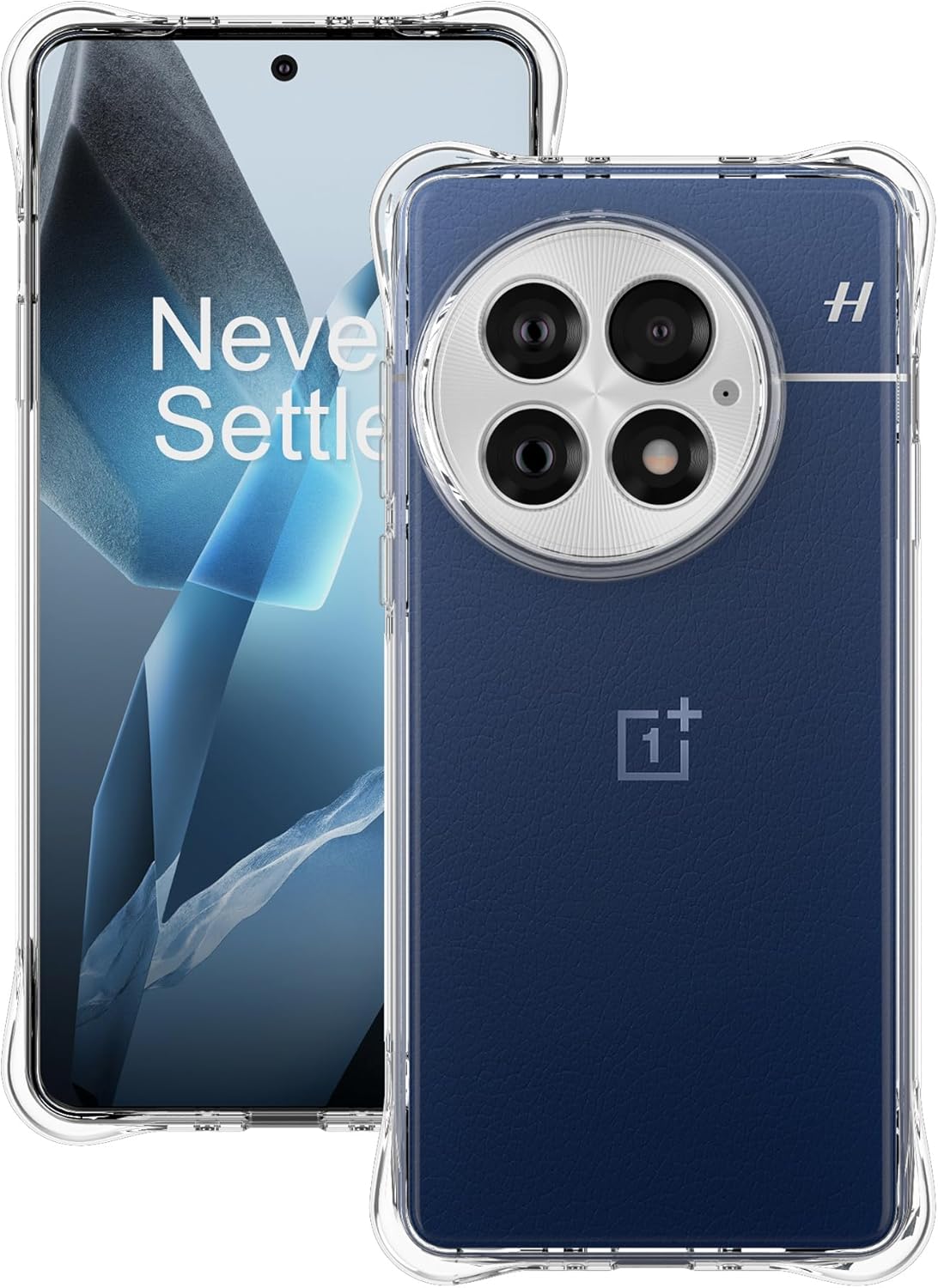 Foluu Clear Case for OnePlus 13 - Scratch Resistant TPU Silicone Reinforced Corners Protective Cover for OnePlus 13 5G 2025