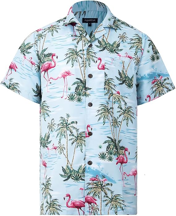 Hawaiian Shirts for Men Regular Fit Short Sleeve Mens Hawaiian Shirts with Large Variety of Colors and Designs Available