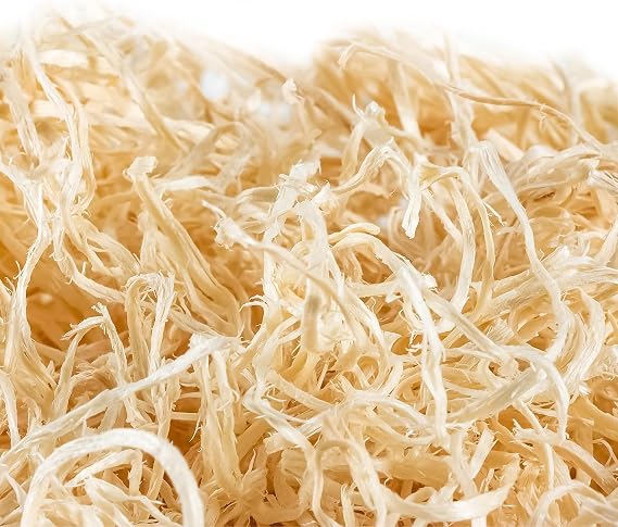 Sukh Basket Grass Aspen Shavings - 5 OZ Natural Wood Shavings Chips | Excelsior Shredded Wood Fiber for Easter, Festival Decoration, Product Photography Home Decor Crafts and Filling Gift Boxes