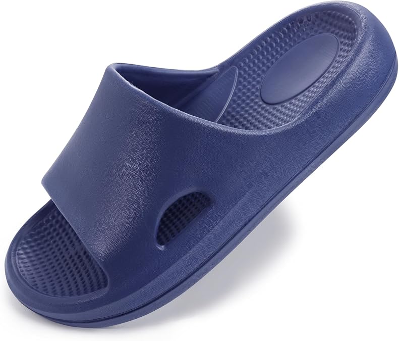 Pillow Slippers for Women and Men Indoor Cloud Sandals EVA Anti-Slip Slides Shoes Cushioned Thick Sole Shower Cloud Slippers Arch Support Men Sandals Super Soft House Pillow Slides