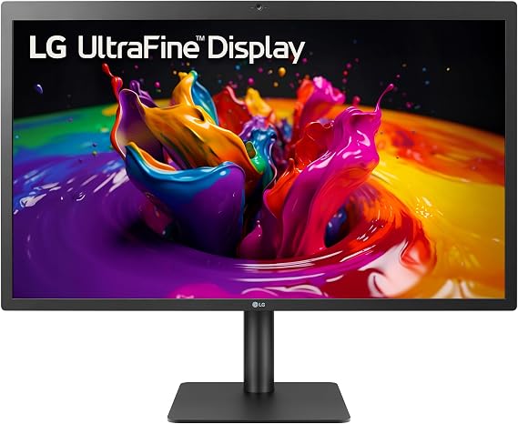 LG 27MD5KL-B Ultrafine Monitor 27" 5K (5120 x 2880) IPS Display, macOS Compatibility, 3 USB Type C, Thunderbolt 3, DCI-P3 99% Color Gamut, 500nits Brightness - Black