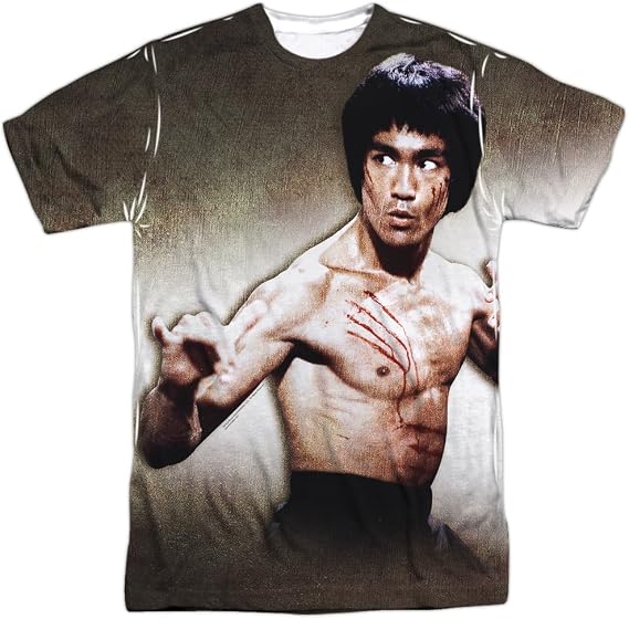 Bruce Lee - Mens Scratched T-Shirt