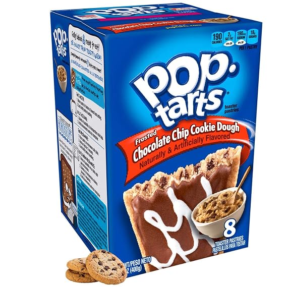 Kellogg's Pop Tarts Chocolate Chip Cookie Dough - 14.1 oz