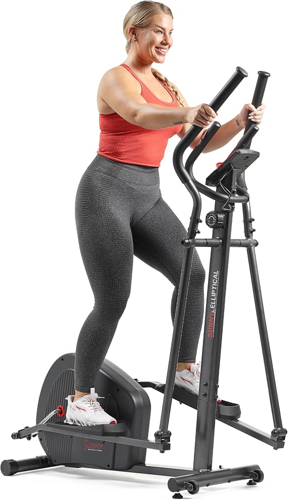 Sunny Health & Fitness Smart Magnetic Elliptical with Performance Monitor