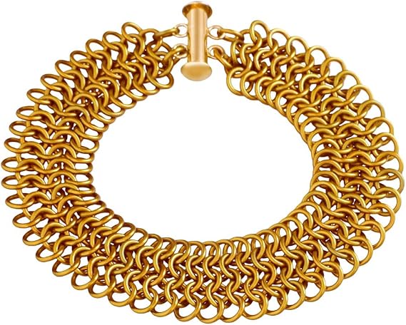 Weave Got Maille KIT-A221.02 Honeycomb European 4 in 1 Chainmaille Bracelet Kit