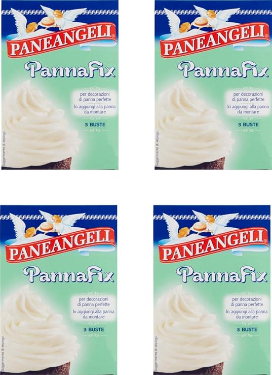 Paneangeli: "Pannafix" Paneangeli Pannafix 30g - 1.06oz - 3 sachets of 10g each in box - (Pack of 4) [ Italian Import ]
