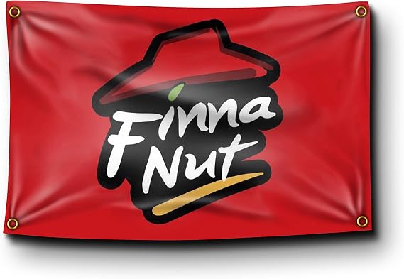 Banger - Finna Nut Pizza Hut Meme Motivational Inspirational Office Gym Dorm Wall Decor Design on a 3X5 Feet Flag with 4 Grommets for Easy Hanging. Authentic BANGER FLAG
