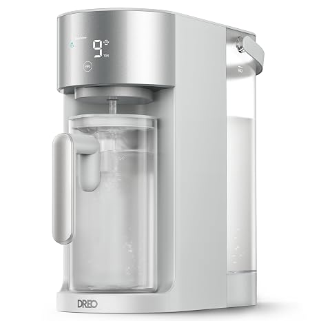 DREO Reverse Osmosis Water Filter Countertop, RO Filtration System, 3:1 Pure to Drain, TDS & Filter Life & Autofill Pitcher, Installation-Free, Self-Cleaning Water Purifier, RO Water Filter 112 3L