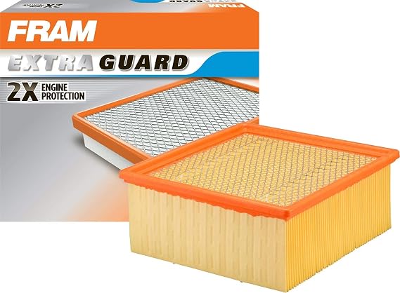 FRAM Extra Guard CA10261 Replacement Engine Air Filter for 2007-2022 Dodge Ram 2500-5500 (6.4L & 6.7L), Provides Up to 12 Months or 12,000 Miles Filter Protection