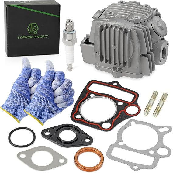 52.4mm Complete Cylinder Head kit 66mm Valves for 4 Stroke 110cc Engine | Chinese TaoTao Coolster ATV Go Kart Dirt Bike