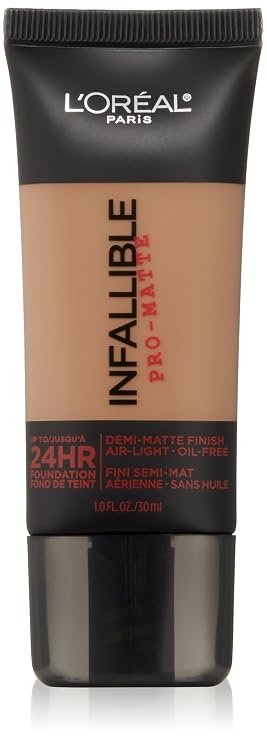 L'Oreal Paris Infallible Pro-Matte Foundation, Creme Cafe, 1 fl. oz.