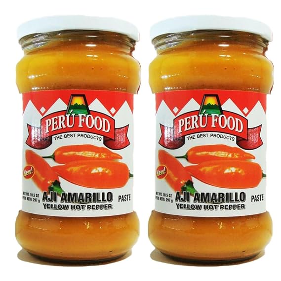Peru Food Aji Amarillo Yellow Pepper 10.5 oz 2 Pack