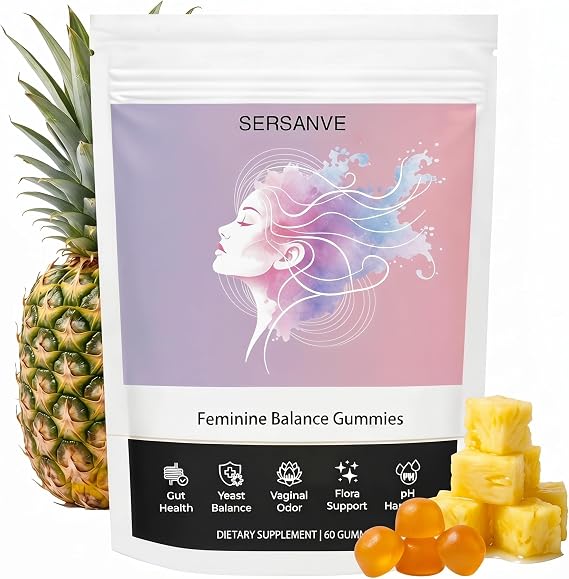 Womens Probiotic Gummies for pH Balance 60 Count
