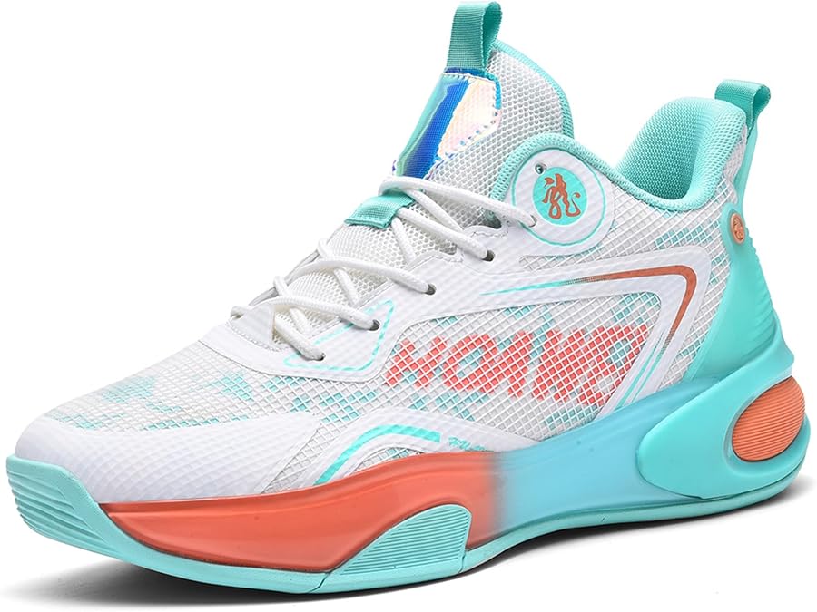 CJSPORX Men Basketball Shoes Non Slip Breathable Outdoor Fashion Sneakers
