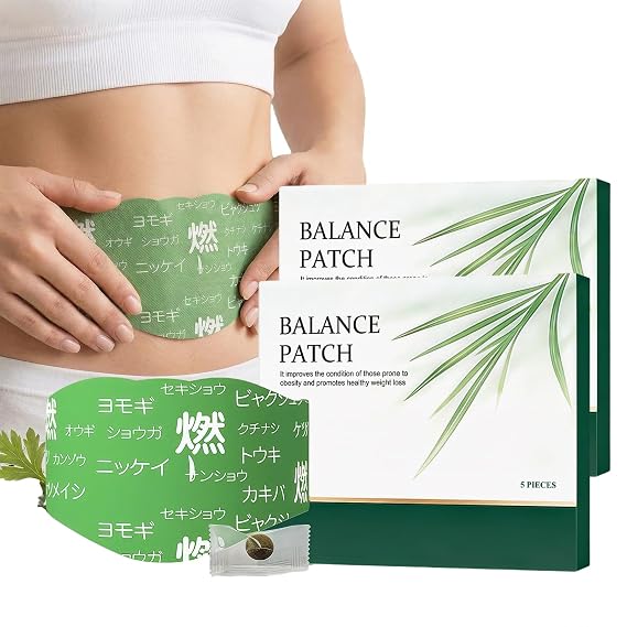 Hanpo Japanese Herbal Patch, Herbal Balance Patch, Plant-Based Adhesive Patches, Daily Support, 3X Coverage (2 Boxes, 10 pcs)