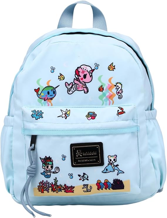 tokidoki Kawaii Mini Backpack for Women, LightWeight Small Backpack Purses, Cute Unicorn Casual Daypack for Work & Travel