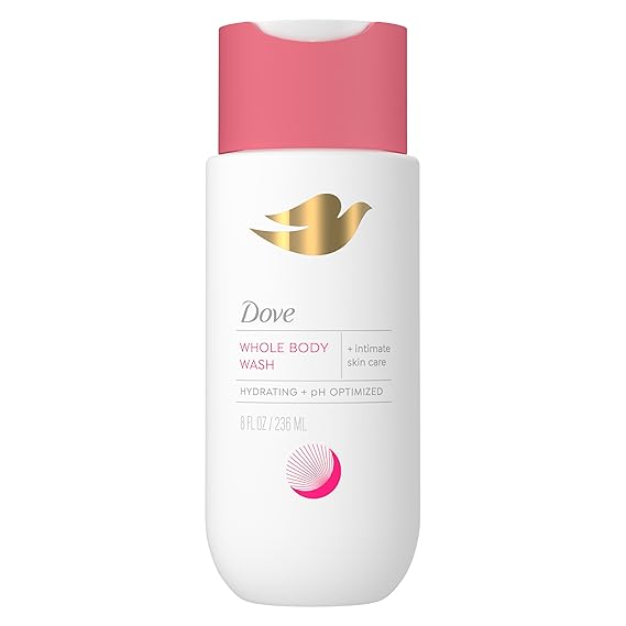 Dove Intimate Wash for Women - Gynecologist Tested Unscented Hydrating pH Optimized Feminine Wash For Sensitive Skin, 8 oz