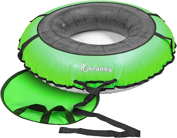 Ultimate Towable Snow Tube Sled with Heavy Duty Cover | Designed for Thrilling Winter Adventures | Made in the USA for Durability and Safety on Snowy Slopes