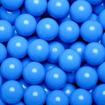 Realhaha Pit Balls for Toddlers, BPA Free Plastic Balls for Babies for Boys Girls Play Pin Kid Bounce House, 100 Pieces, 2.2 2.36 2.75 Inch