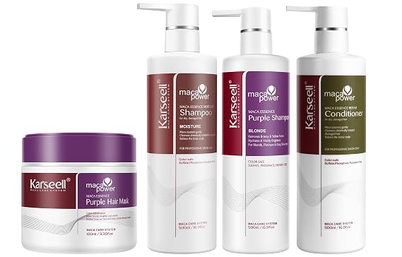 Karseell Argan Oil Shampoo and Conditioner Set 500mL*3+100mL
