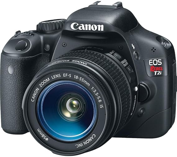 Canon EOS Rebel T2i DSLR Camera with EF-S 18-55mm f/3.5-5.6 IS Lens (OLD MODEL)