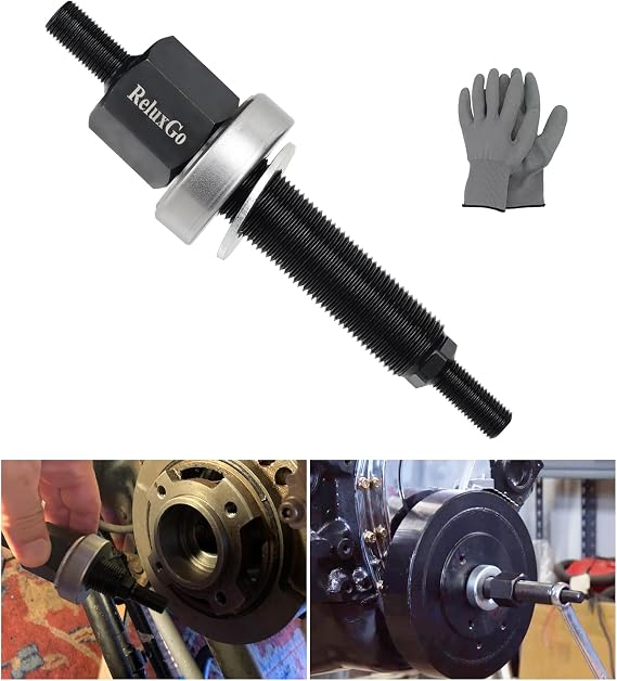 ReluxGo Harmonic Balancer Installer Bolt for 66515, Damper Vibration Install Tool Compatible for SBC and BB Chevy Cranks