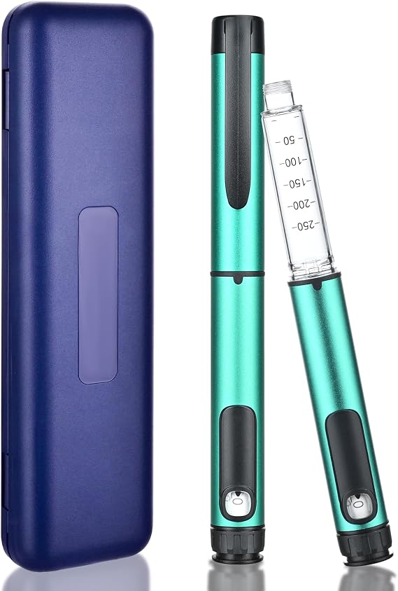 80 Unit Peptide Pen, Reusable Injection Pen with Protective Case