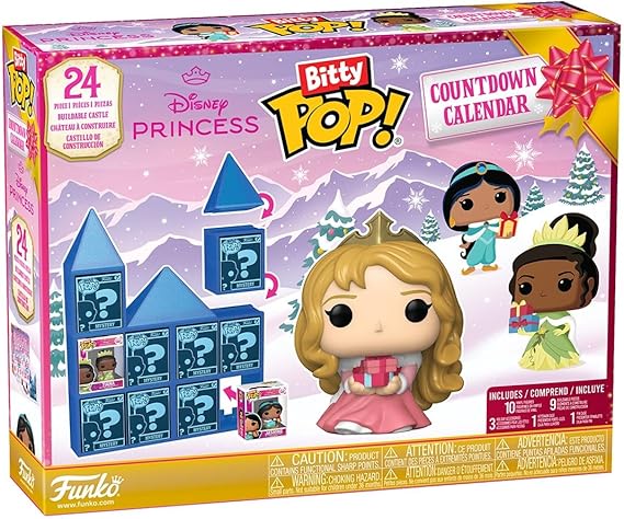 Funko Pop! Bitty Countdown Calendar: Disney Princess - 24 Days of Surprises