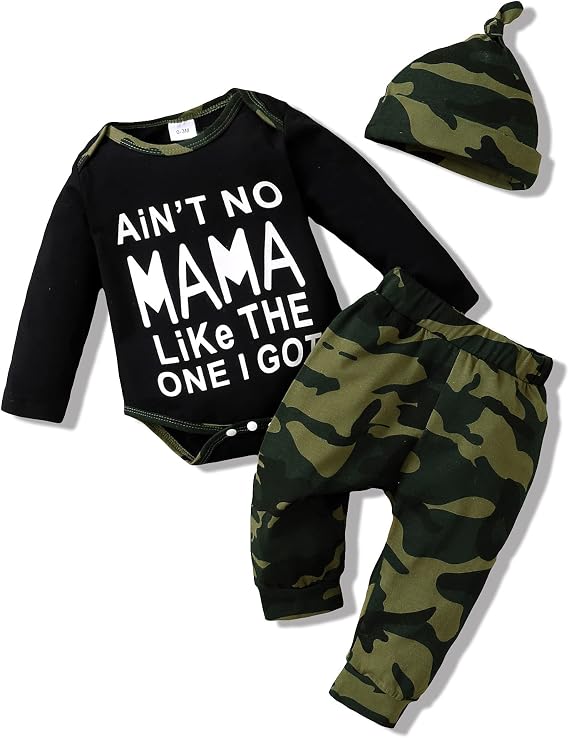 NZRVAWS Baby Boy Clothes Preemie Infant Boy Bear Outfits Jumpsuit Bodysuit Letter Print Romper