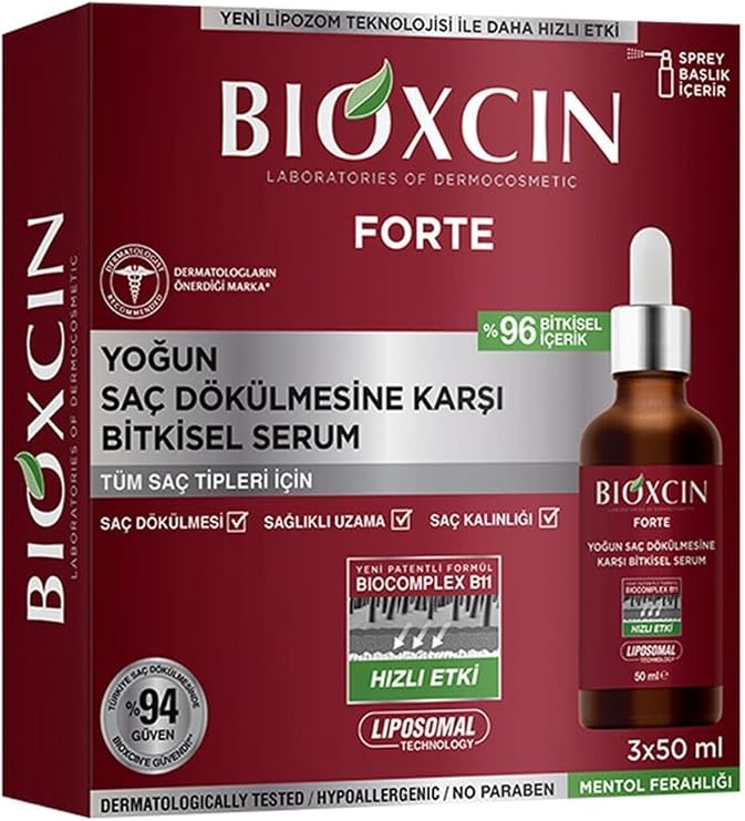 Bioxcin Forte Yoğun Dökülmeler İçin Bitkisel Serum 3 X 50 Ml, FTHRKT800484