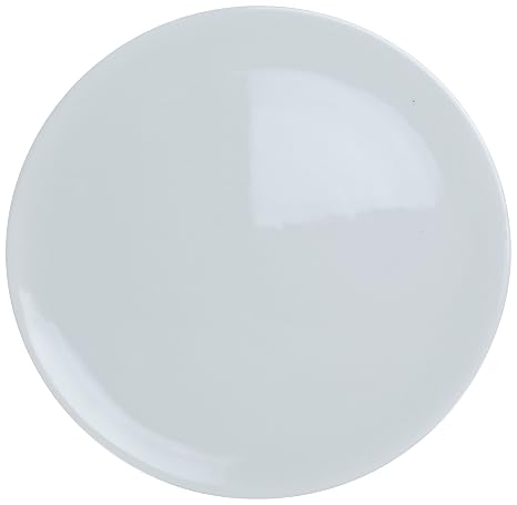 Yanco PP-212 Pizza Plate, Flat, 12" Diameter, Porcelain, Super White, Pack of 12