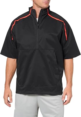 adidas Mens Core Provisional Short Sleeve Half Zip Jacket