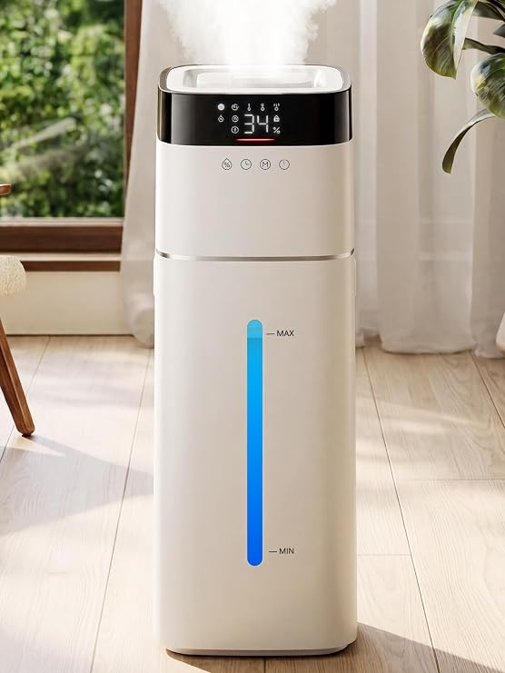 Uthfy 16L/4.2Gal Humidifiers Large Room 1500ft2, 100H Runtime Air Humidifiers for Bedroom with 4 Modes, Humidity Setting, Child Lock, 12H Timer, Remote, Top Fill Design