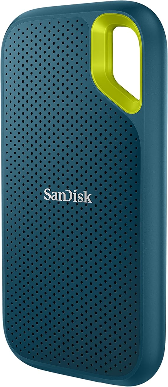 SanDisk 2TB Extreme Portable SSD - Up to 1050MB/s USB-C USB 3.2 Gen 2 IP65 Water and Dust Resistant Updated Firmware Monterey - External Solid State Drive - SDSSDE61-2T00-G25M