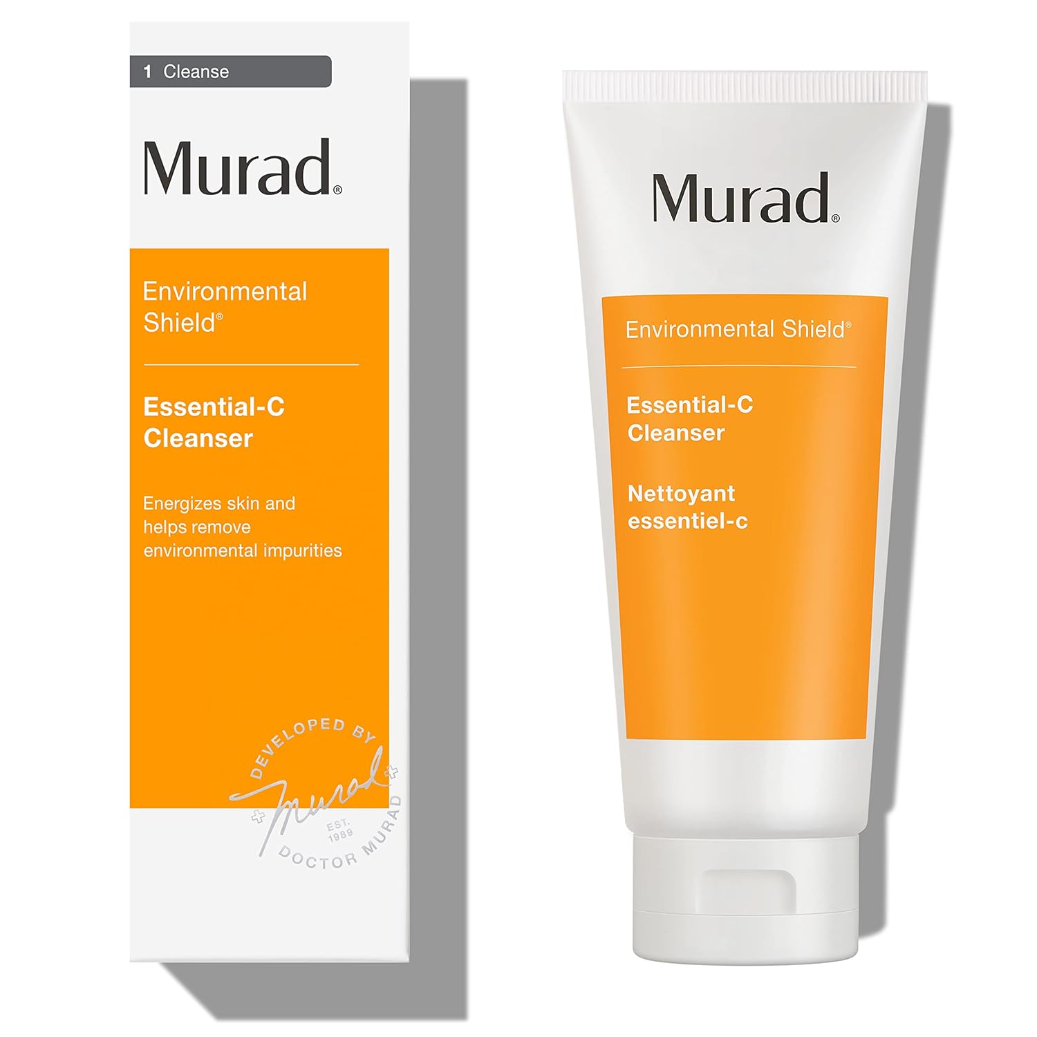 Murad Essential-C Facial Cleanser - Foaming Gel Face Wash- Vitamin C & Antioxidant Rich Treatment Backed by Science