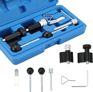 DASBET Diesel Engine Timing Crank Locking Tool Set | Diesel Engine Timing Tool Kit Compatible with Volkswagen VW Audi SEAT Skoda 1.9L 2.0L TDI PD DOHC Engine