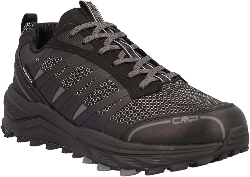 CMP HELNAIT Mens Waterproof Fast Hiking Shoes Lightweight Trail Runner with ClimaProtect & FullOn Grip Outsole